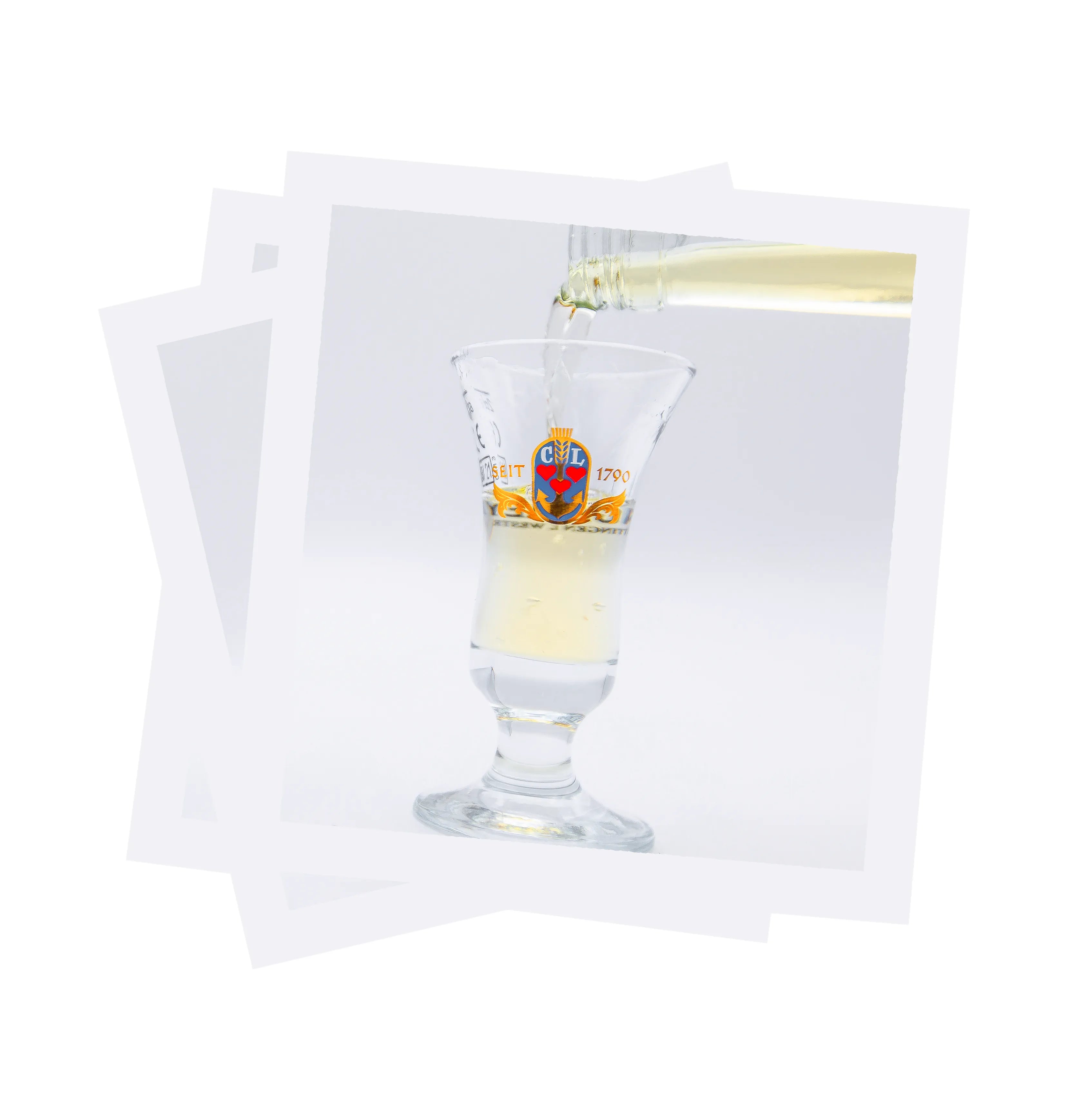 Mettinger Kräuter-Geschenkflaschen-Set mit Gläsern und Ausgießern